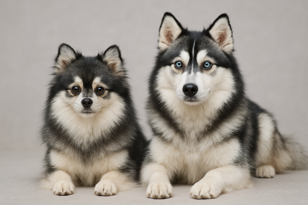 Le Pomsky n’est pas un Spitz au marquage Husky