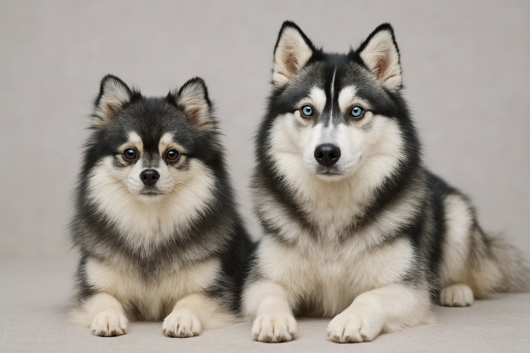 Le Pomsky n’est pas un Spitz au marquage Husky